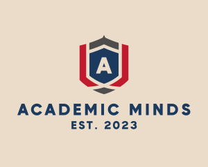 Academic Security Shield  logo design