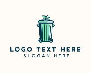 Waste Disposal Garbage Can logo