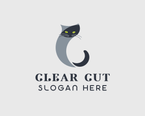 Pet Cat Letter C logo design