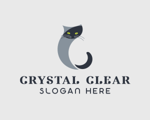 Pet Cat Letter C logo design