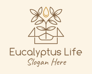 Eucalyptus Plant Droplet logo
