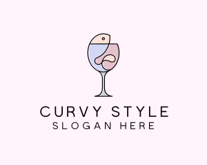 Seafood Wine Restaurant logo design