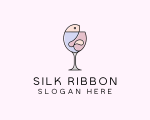 Seafood Wine Restaurant logo design