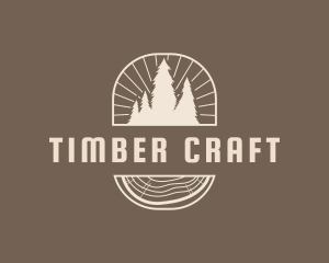 Forest Tree Lumber logo design