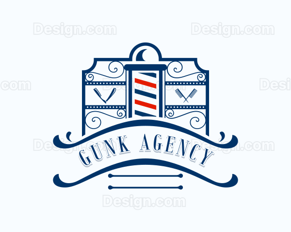 Hairstylist Barber Grooming Logo