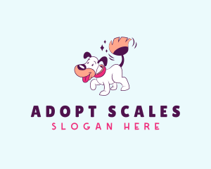 Dog Broom Cleaning logo design