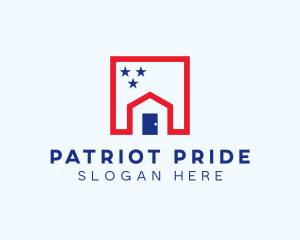 Patriot House Realty  logo design