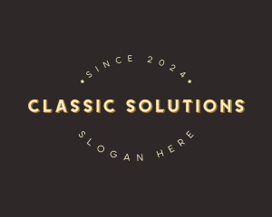 Classic Vintage Business logo design