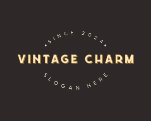 Classic Vintage Business logo design