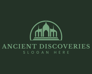 Ancient Shrine Architecture logo design