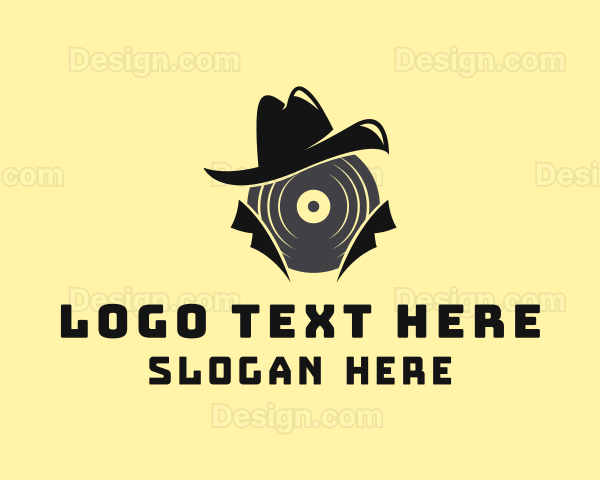 Music Disc Musician Logo