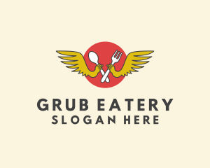 Winged Dining Restaurant logo design