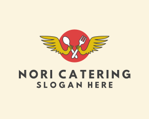 Winged Dining Restaurant logo design