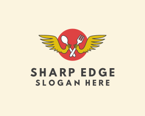 Winged Dining Restaurant logo design