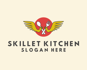 Winged Dining Restaurant logo design