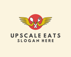 Winged Dining Restaurant logo design