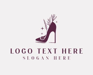 Feminine Floral High Heels logo