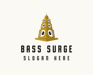 Speaker Tower Subwoofer logo design