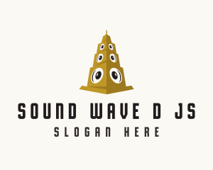 Speaker Tower Subwoofer logo design