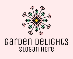 Spring Flower Pattern  logo design