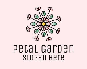 Spring Flower Pattern  logo design