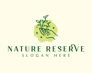 Nature Hand Massage logo design