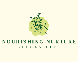 Nature Hand Massage logo design