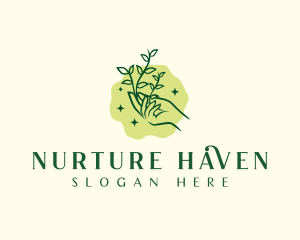 Nature Hand Massage logo design