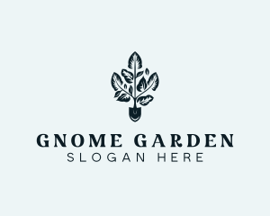 Gardening Plant Shovel logo design