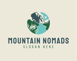 Mountain River Forest logo design