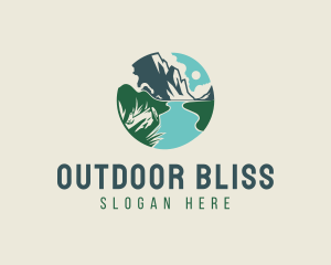 Mountain River Forest logo design