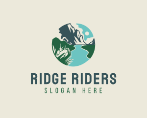 Mountain River Forest logo design