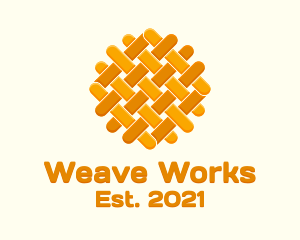 Weave Waffle Restaurant logo design