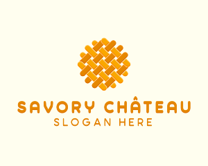 Weave Waffle Restaurant logo design