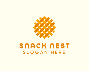 Weave Waffle Restaurant logo design