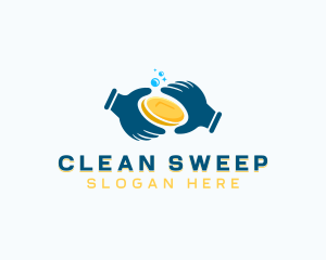 Cleaning Soap Handwash logo design