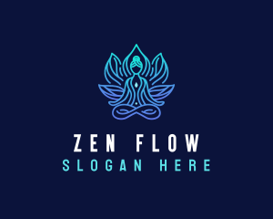 Yoga Zen Fitness logo design