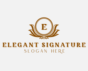 Elegant Floral Event logo design