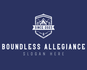 Mountain Trekking Wilderness Logo