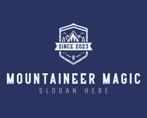 Mountain Trekking Wilderness Logo