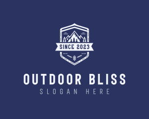 Mountain Trekking Wilderness logo design