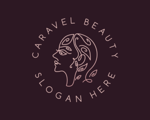 Woman Beauty Cosmetics logo design