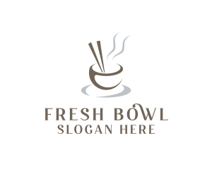 Hot Asian Bowl logo design