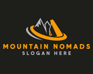 Mountain Crane Machinery logo design