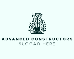 Tree Planting Shovel logo design