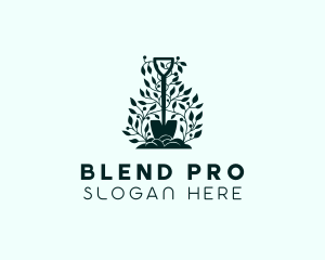 Tree Planting Shovel logo design