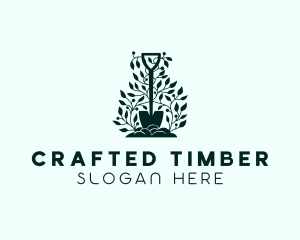 Tree Planting Shovel logo design