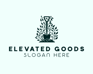 Tree Planting Shovel logo design