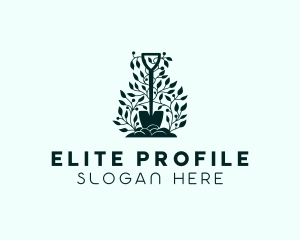 Tree Planting Shovel logo design