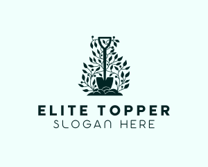 Tree Planting Shovel logo design